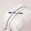 Jbans Classic Antique Twist Regular Cross Pendant Chain Bracelet (C2501Ac1215_Sv)