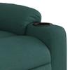 Massage Relax Chair Dark Green Fabric