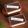10-50 pezzi Portatorta Trasparente, Scatole Trasparenti per Prodotti da Forno, Contenitore per Cupcake, Scatole Confezionamento Tiramisù per Matrimonio, Compleanno