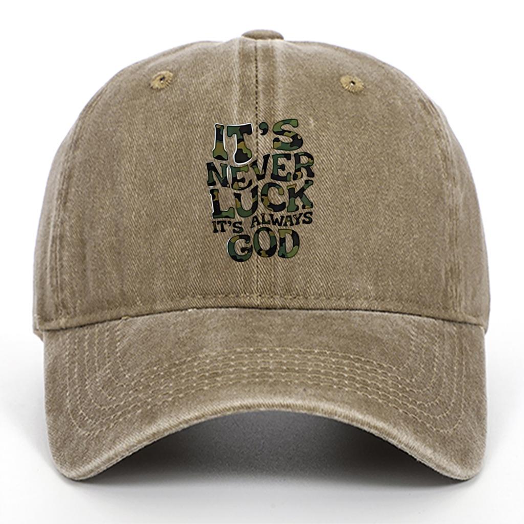 Camouflage Letter Printed Baseball Cap for Men and Women, Outdoor Sun Protection Hat, Breathable, Comfortable and Adjustable