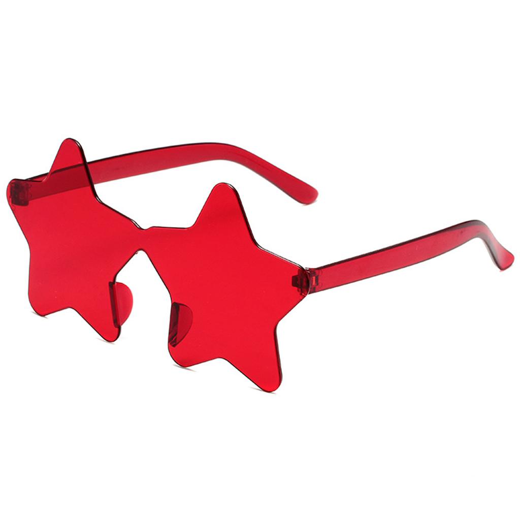Occhiali da sole a forma di pentagramma Occhiali da sole a forma di stella Occhiali da sole senza montatura Occhiali a forma di stella Occhiali da sole a forma di stella Occhiali da sole piccoli Occhiali da sole da spiaggia