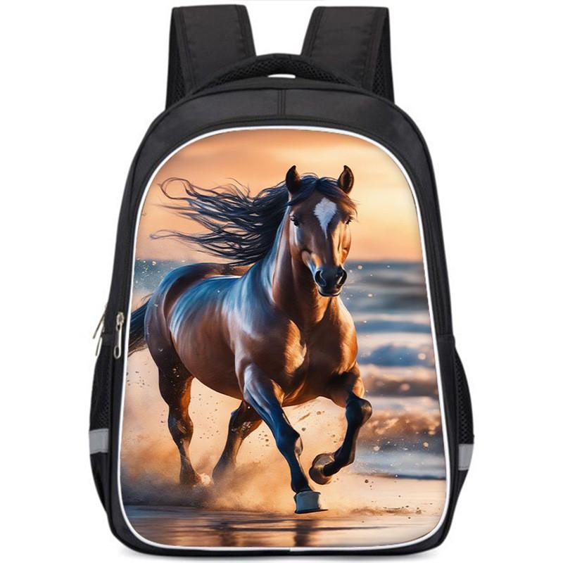 Large Capacity Lightweight Oxford Cloth Kids Backpack For School Unisex