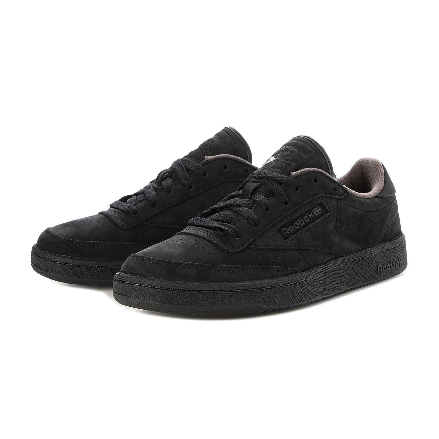 100228109 Reebok Club C 85 Vintage Black (Men s) 10