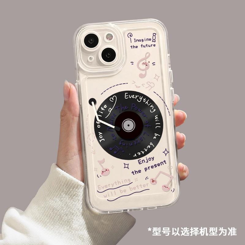 Applicable to Apple 11promax mobile phone case, new iphone11 retro cd women's all-inclusive plus women's lens protection