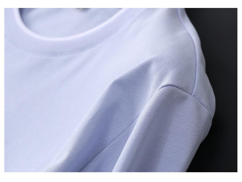 Men's Color Block Pocket White T-Shirt - Lightweight, Solid Summer Fashion Top