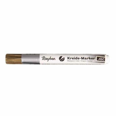 Marker Felt Pen Liquid Chalk - RAYHER - Shiny Gold - Tip 2-6 Mm - Indelible - Opaque