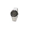 Salvatore Marra Men's Solar Radio-Controlled Watch Black Waterproof with Cross Strap