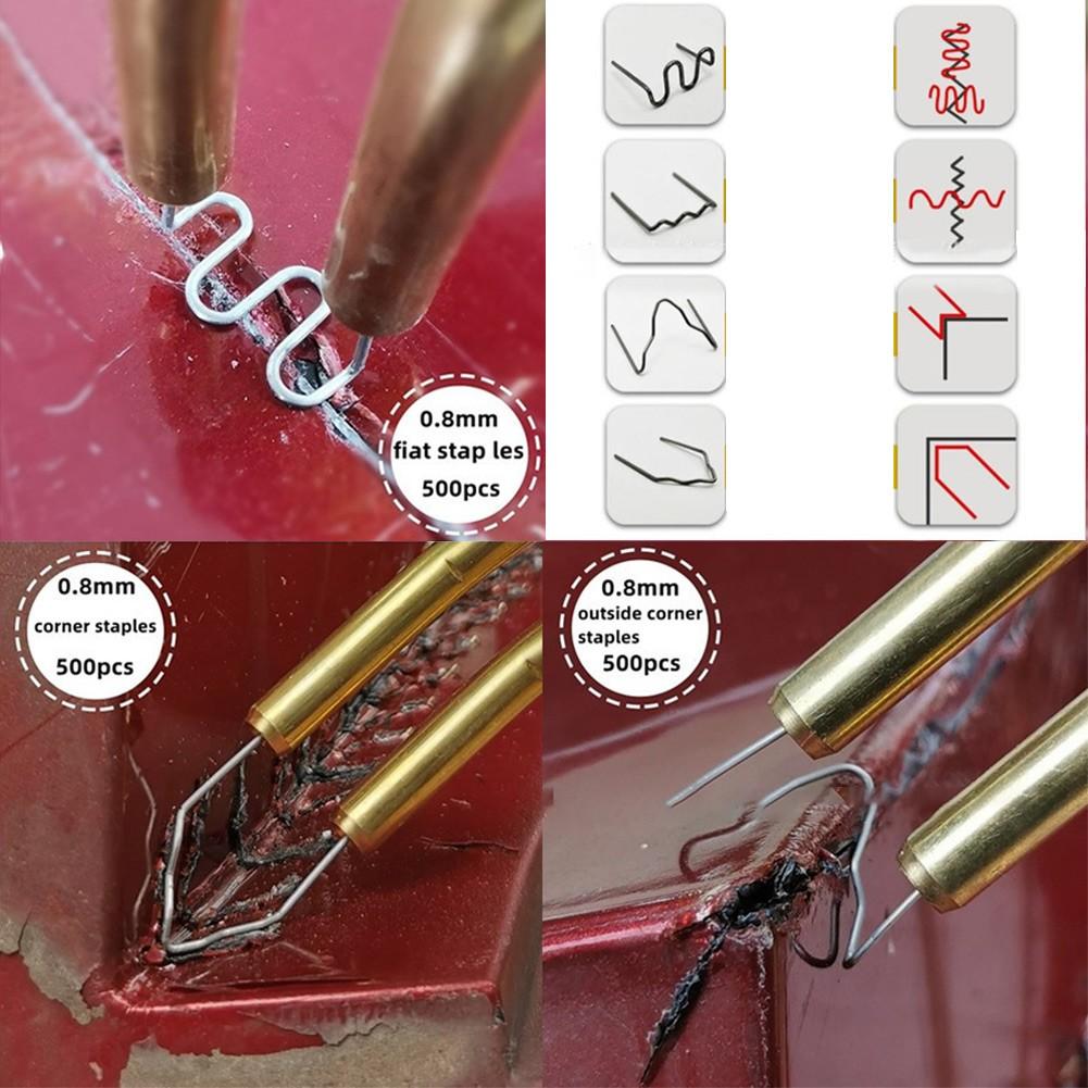 Repararea pieselor din plastic ale barei de protecție auto, cuie de sudură, repararea cuielor de sudură