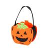 Halloween Pumpkin Candy Bag Halloween Decorative Felt Handbag Halloween Trick Or Treat Goody Bags Kids Halloween Party Gift Bag
