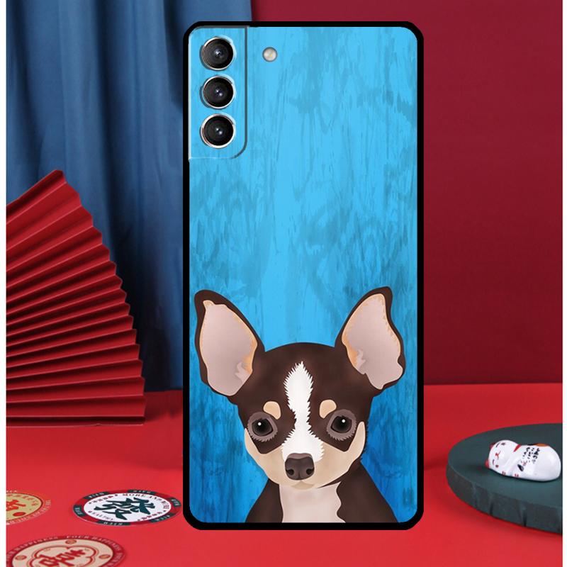 

Chihuahua Dog Phone Case For Samsung Galaxy S25 Ultra S9 S10 S20 S21 S22 Plus S23 FE S24 Ultra Back Cover Galaxy S22