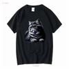 Exotic Shorthair Cat Women T Shirt Cute  Vintage Washed Designer Clothes Soft Casual Stylish Graphic Breathable Streetwear