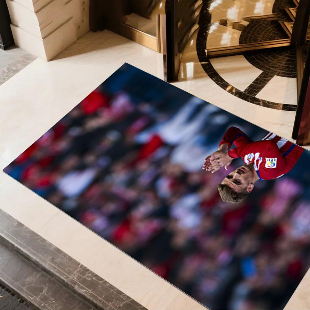 Football Player Celebration Floor Rug Office Rug Perfect for Hallway Decorate room Study room Living Rooms Anti-slip Rug Anime Office Decor