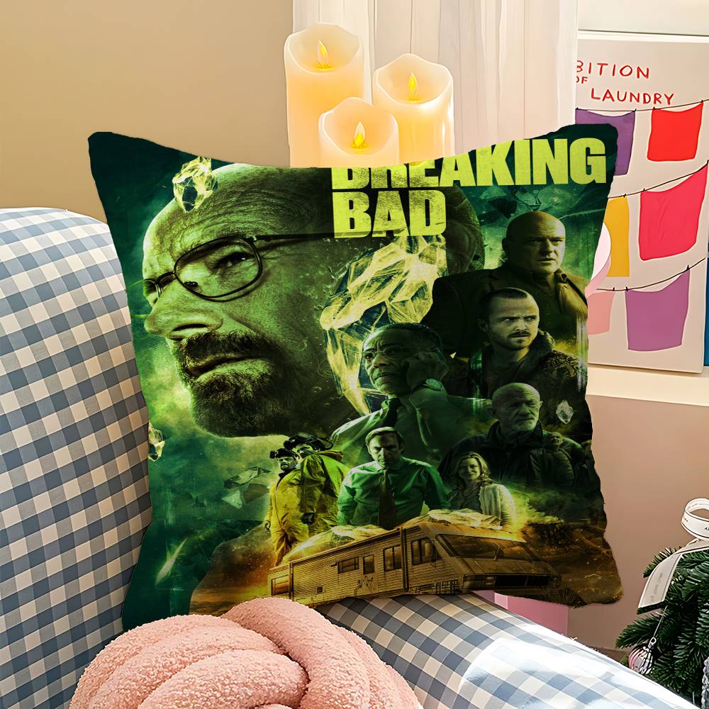 Classic Movie Breaking Bad Pillow Gift Home Office Decoration Pillow Bedroom Sofa Car Cushion CoverPillow Case