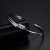 New Style Minimalist Silver Bracelet Female Personality Open Love True Bracelet Birthday Gift