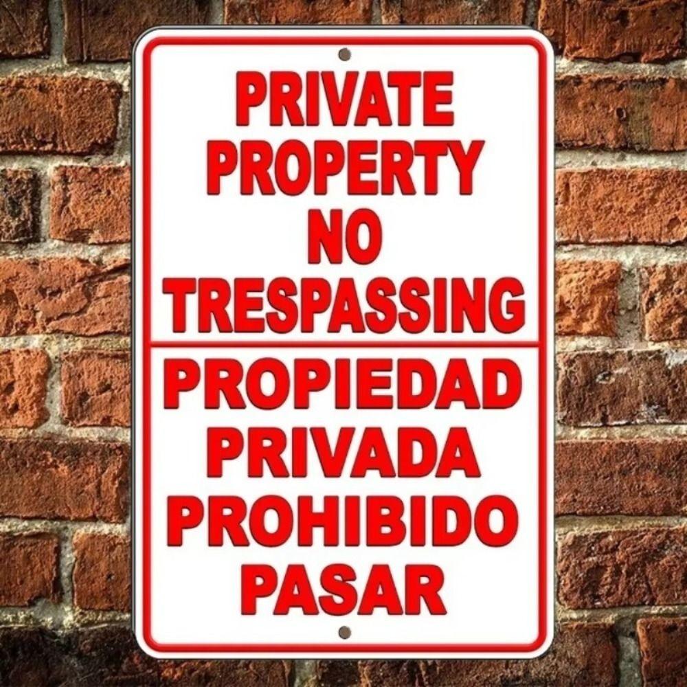 Metal Wall Art Sign Hanging Decor 20x30cm