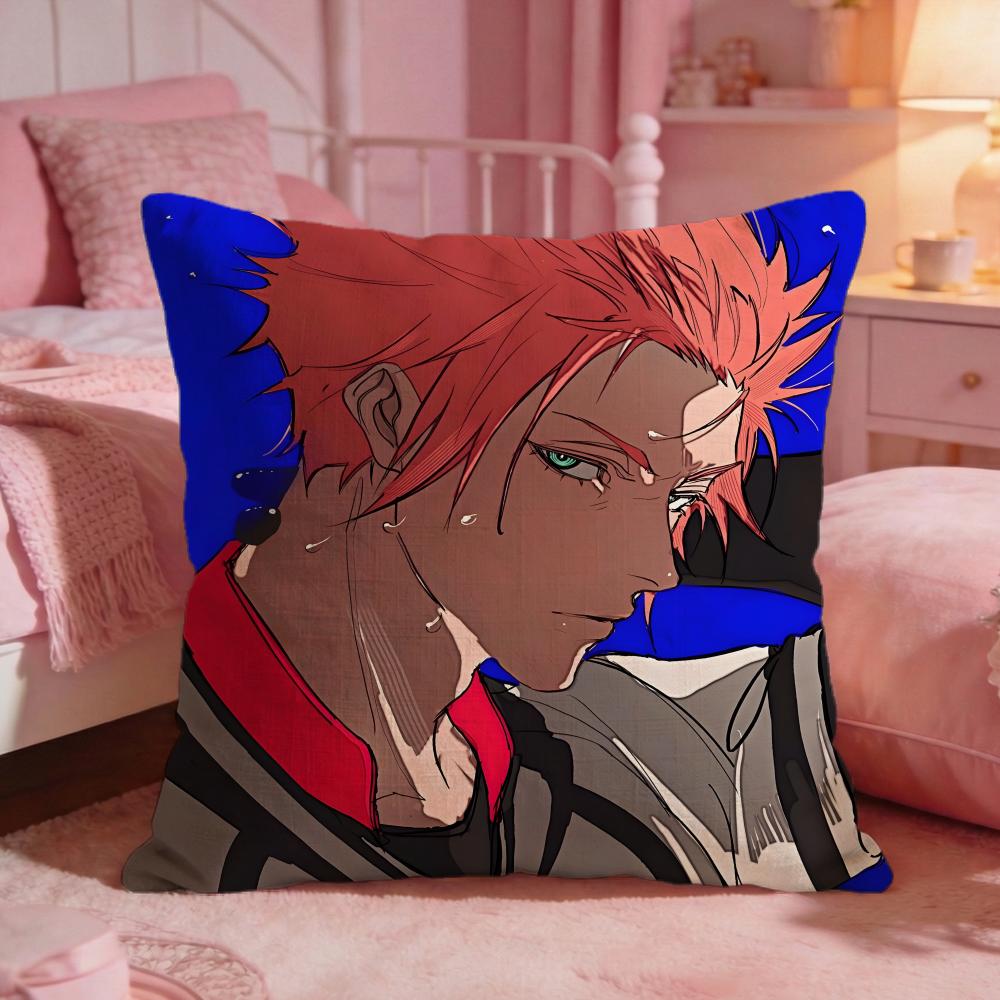 

anime bBLUE LOCKs Cushion Cover Premium Comfort Reversible Pillow Cove Two in One Design for Any Room Car Interior 30X30cm