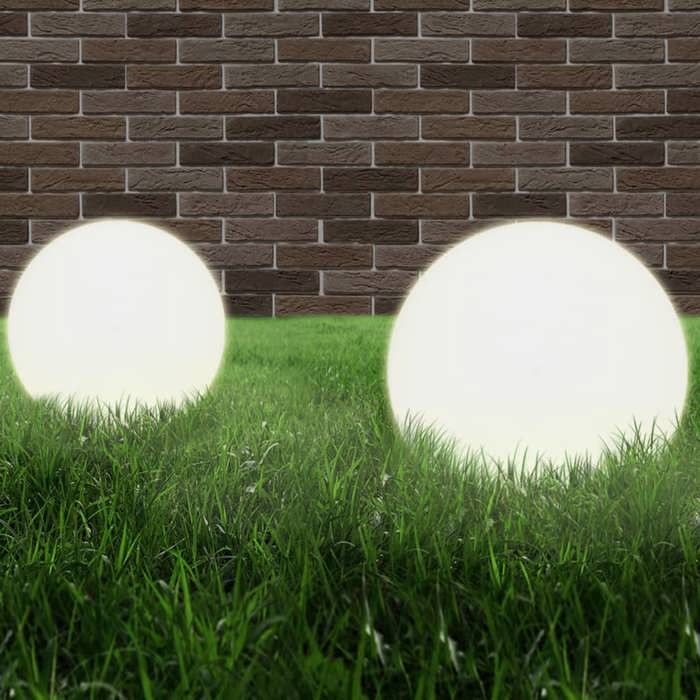 VidaXL 4x LED Lights In Spherical Ball Shape Lighting Solar Lights Path Lights Garden Light Patio 277144
