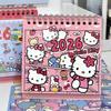 Hello Kitty 2026 Desk Calendar Cartoon Sanrio Plan Message Desktop Ornaments Weekly Plan Book Stationery Office Supplies