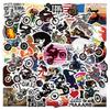 50PCS Cartoon Motocross Creative Doodle Stickers Bicycle Scooter Laptop Computer