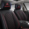 Car Seat Back Headrest Pillow Storage Bag Dustproof Cover Emblem For Mitsubishi ASX Lancer Outlander Pajero EVO EX Lancer