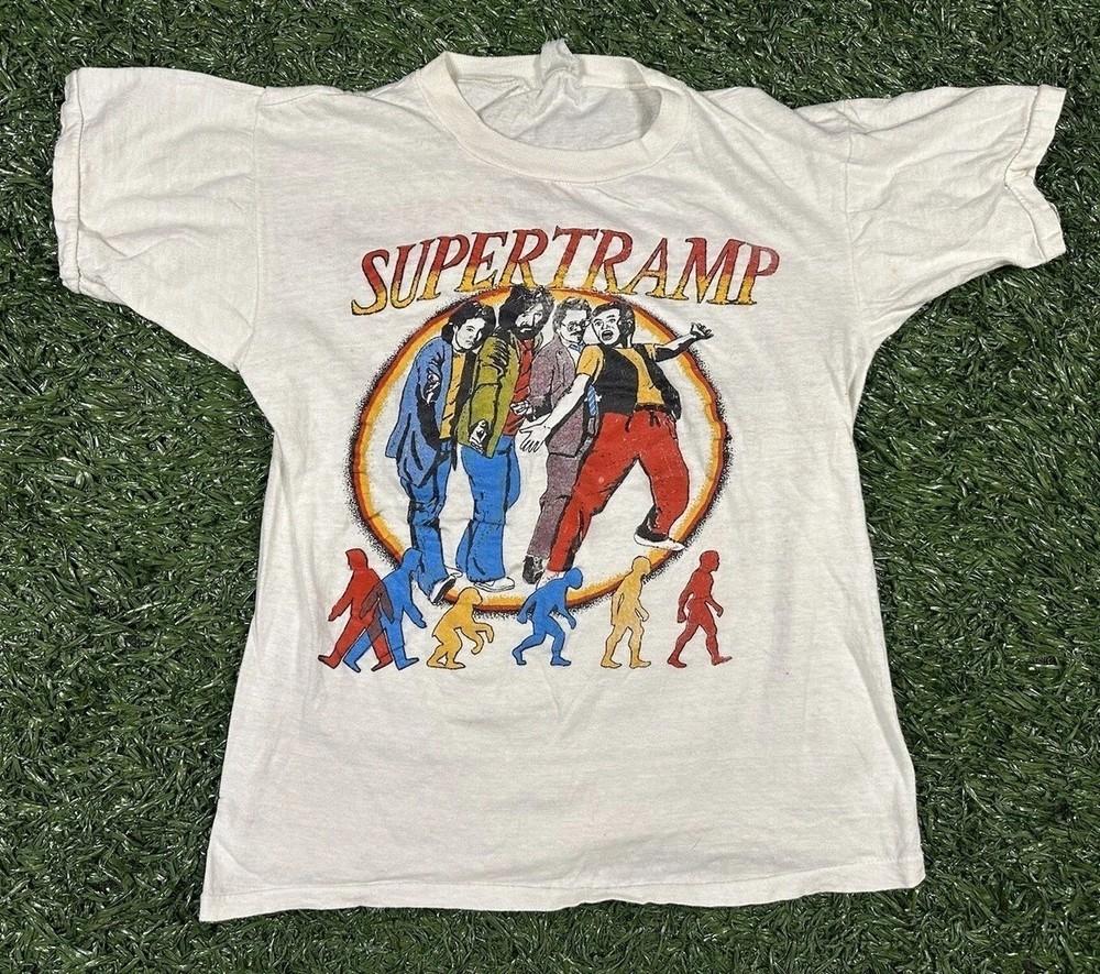 Hot Popular Supertramp Rock Music Band White S5XL TShirt CK033 Unisex T-Shirt L