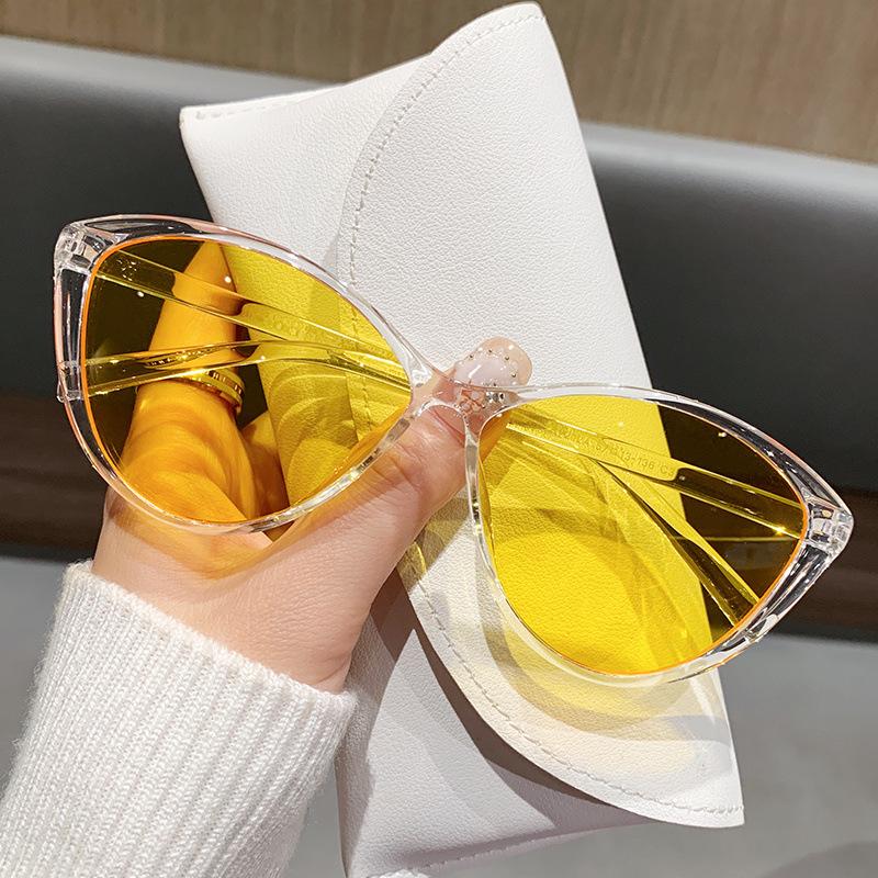 New cat eye sunglasses, sunglasses TR frame glasses, polarized sunglasses feel in stock