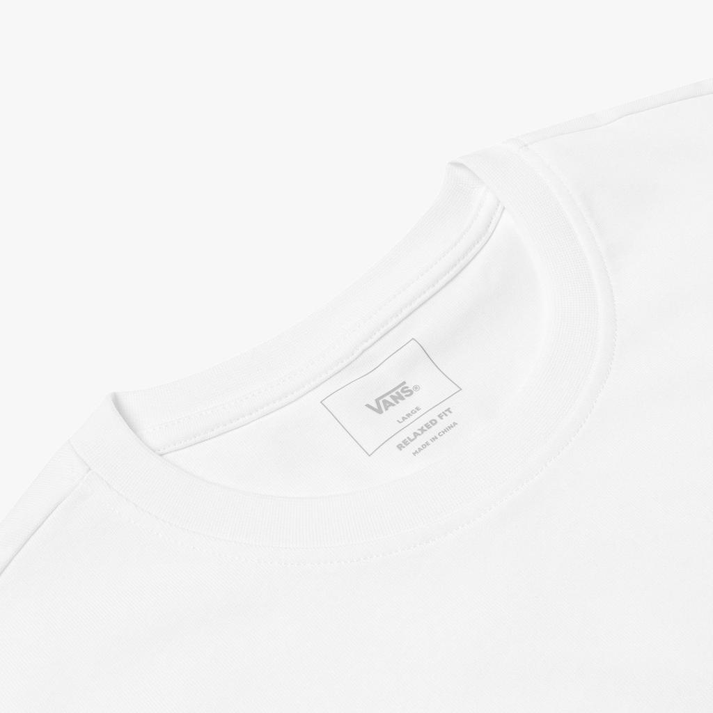 Vans Casual Comfortable Round Neck Short Sleeve T-Shirt Unisex Tops White VN000RB2WHT