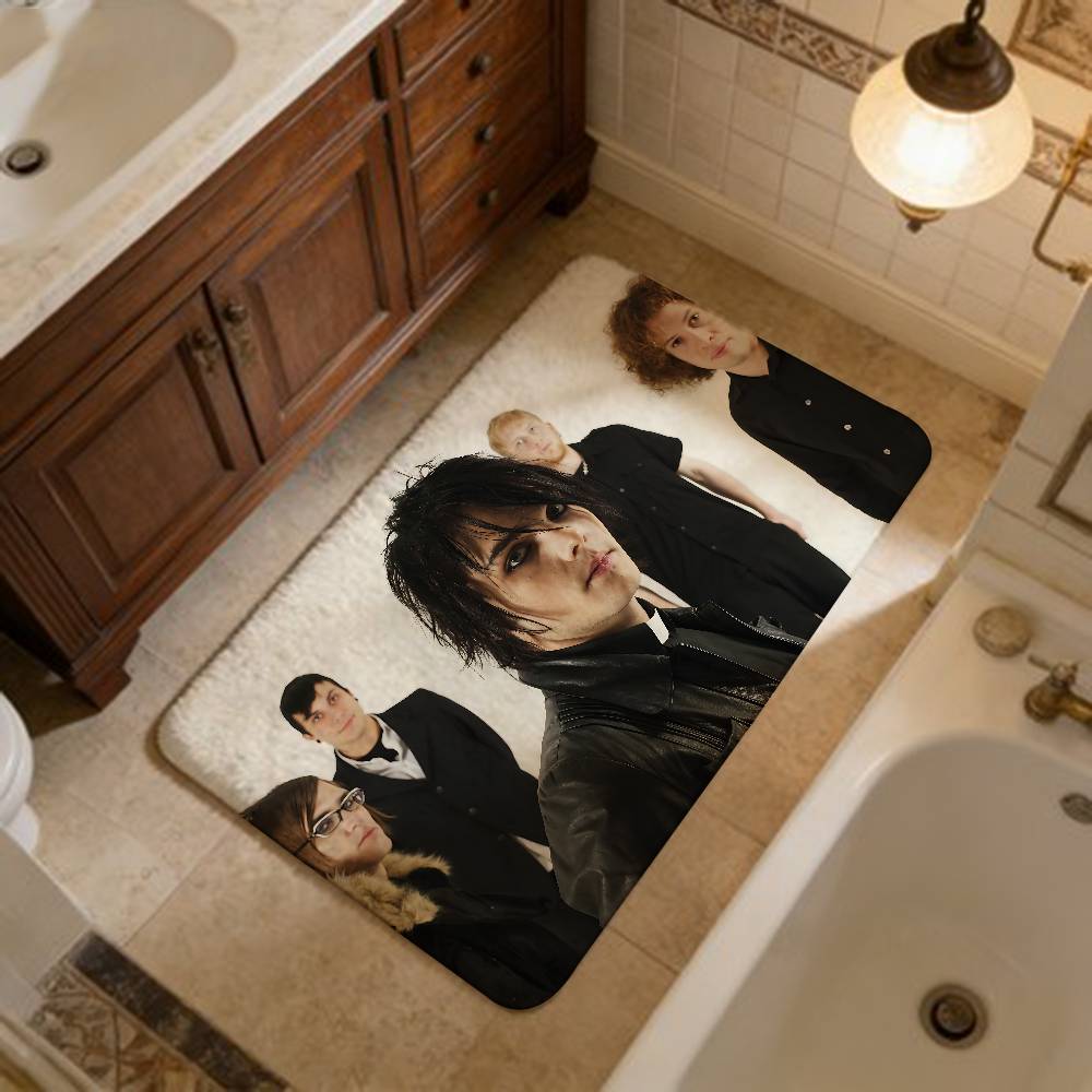 

My C-Chemical R-Romance Band Floor Mat Cheaper Anti-slip Modern Living Room Balcony Printed Bedside Mats 40x60cm