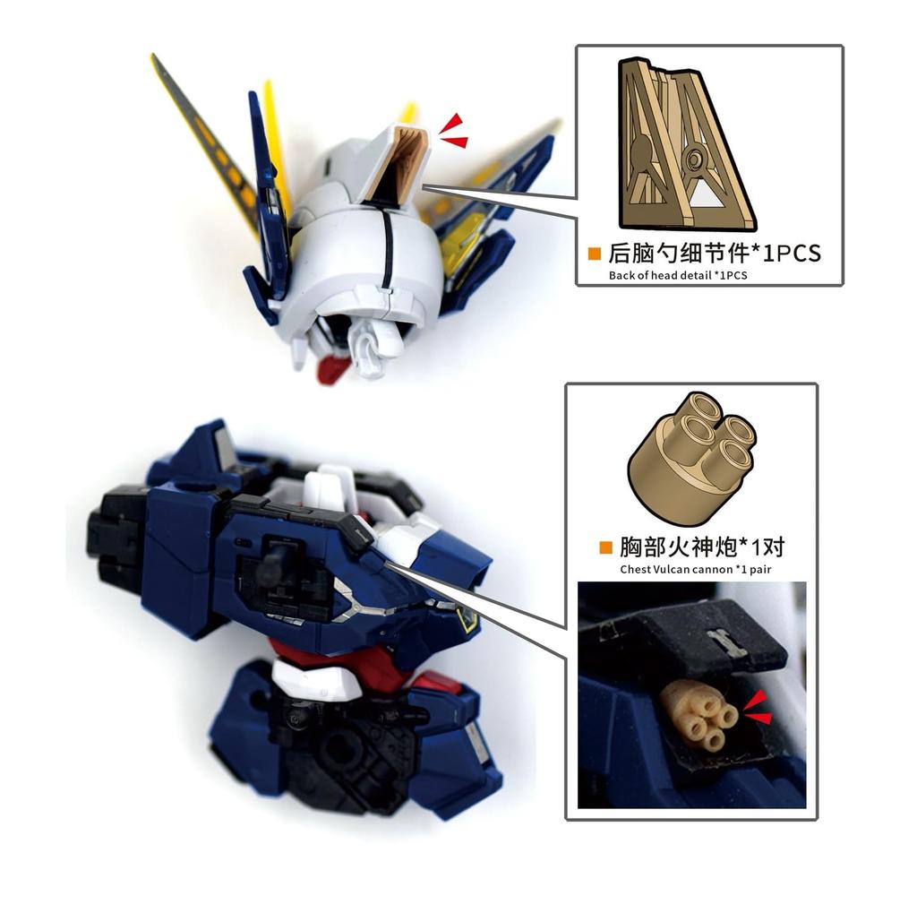 MS Robot Modification Detail-Up Parts, 3D Printed PLA (Sculpted Hands for MGSD Freedom Gundam) [Parallel Import]