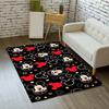 1pc Mickey Pattern Area Rug Soft Flannel Floor Mat for Living Room,Office,Bedroom and Carpet,Sofa Coffee Table Floor Mat