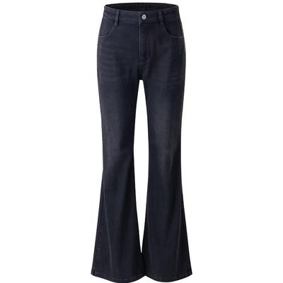 GIOVANNI VALENTINO Damen Slim Flare Jeans mit Fleecefutter