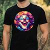 Футболка мужская Счастливый клоун Хлопок Размеры от XS до 5XL