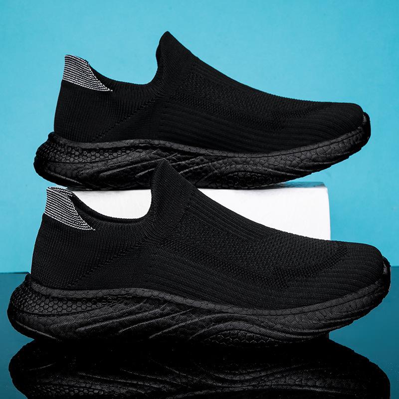 Ultra-light Q Elastic MD Soft-soled Foot Cover Casual Socks Shoes Breathable Fly-woven Breathable Running Sneakers