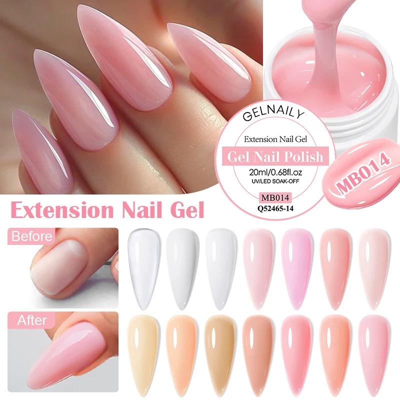 Nagelverlängerungsgel Builder Gel Schnellhärtendes Schmerzloses Nagelgel für Verlängerung Klares Acrylgel 30ml
