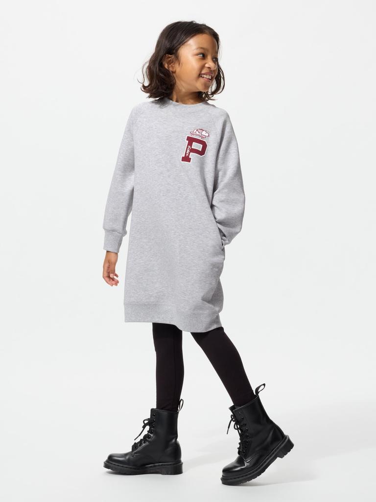 Uniqlo Girls Dry Sweat One Piece Peanuts