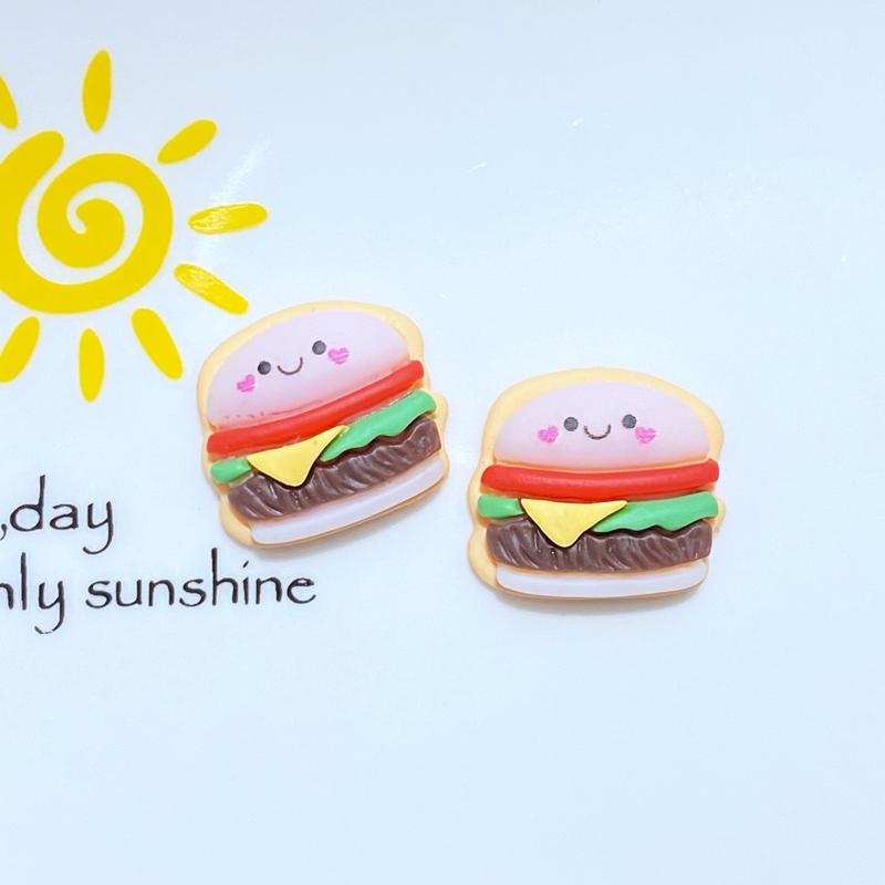 10Pcs New Resin Lovely Cartoon Ice Cream / Cake Flat Back Cabochon Scrapbook DIY Embellishments Accessories