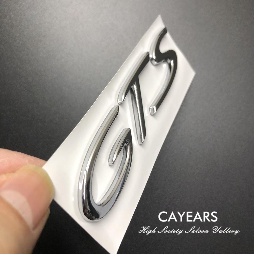 Cayears GTS GT1234 RS ABS Kunststoffen Sticker Badge Decals Racing Embleem Geschikt Na 2012 Voor Porsche Auto Carrosserie Achterklep