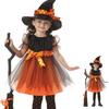 Kouzelník Děti Čarodějnický Kostým Set Kawaii Halloweenské Cosplay Kostýmy Dětské Halloweenské Kostýmy Karneval