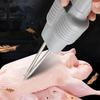 Electric Poultry Plucker Handheld Chicken Pulling Machine High-Speed Rotation Automatic Tightness Adjustment Stainless Steel Hair Remover