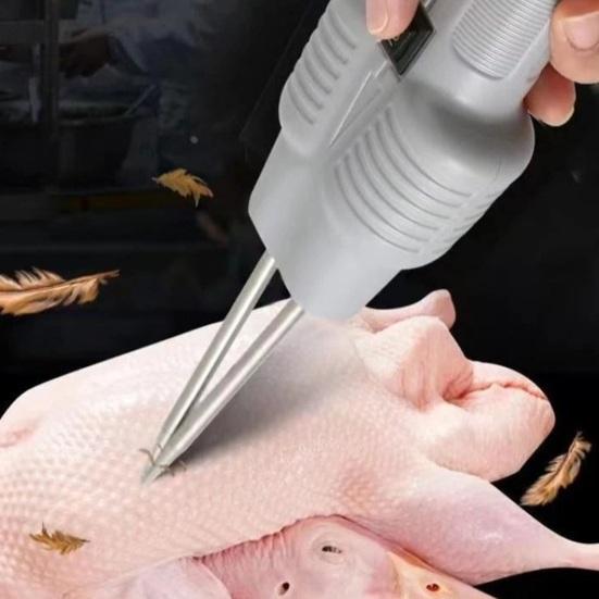 Electric Poultry Plucker Handheld Chicken Pulling Machine High-Speed Rotation Automatic Tightness Adjustment Stainless Steel Hair Remover