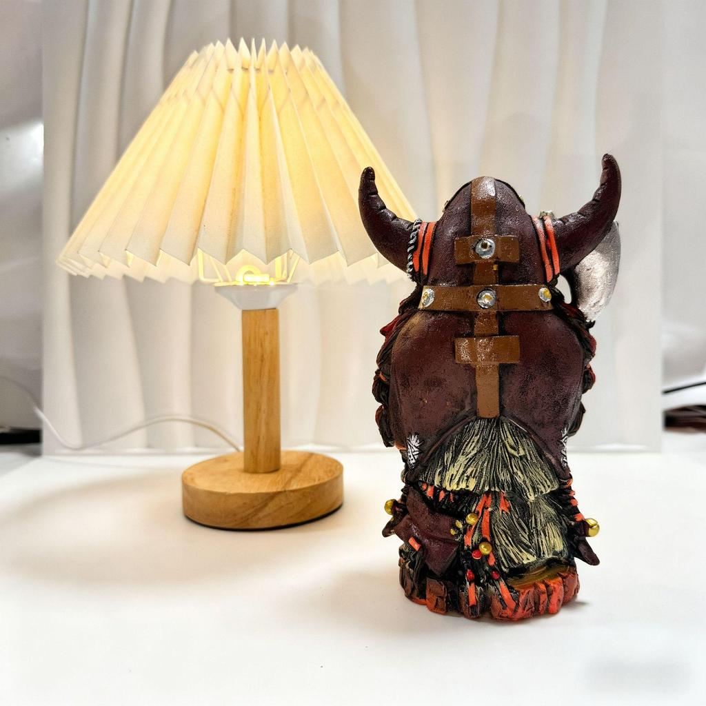 Figuras de Resina Viking Minotauro Gnomo de Halloween - Decoração Criativa para Casa