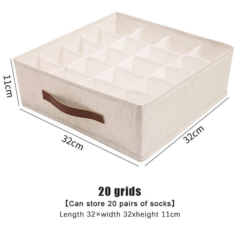 Underwear Cabinet Drawer Organizer Socks Clothing Storage Box Wardrobe Organizer Clothes Ties Pants Bra Socks Storage Organizers