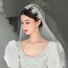 Rhinestones Snowflake Wedding Bride Hairband Crowns Headwear Styling Accessory For Bride Outdoor Indoor Ceremonies Event