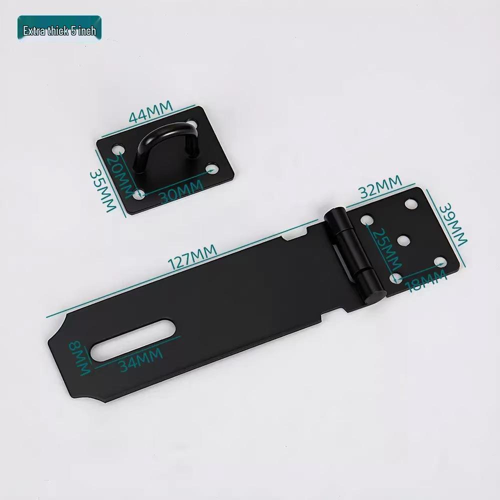 Heavy-Duty Stainless Steel Padlock Hasp for Anti-Theft Security