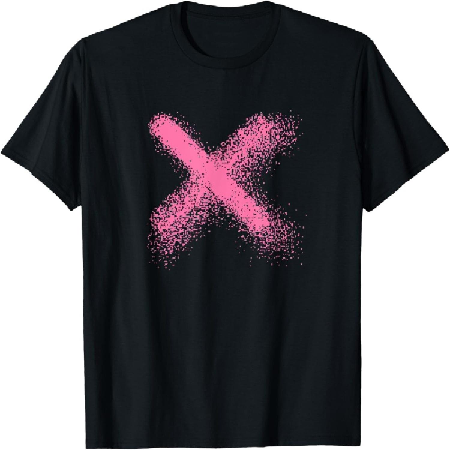 Pink X Graffiti Abstract Cool T-Shirt XXXXXL разноцветный