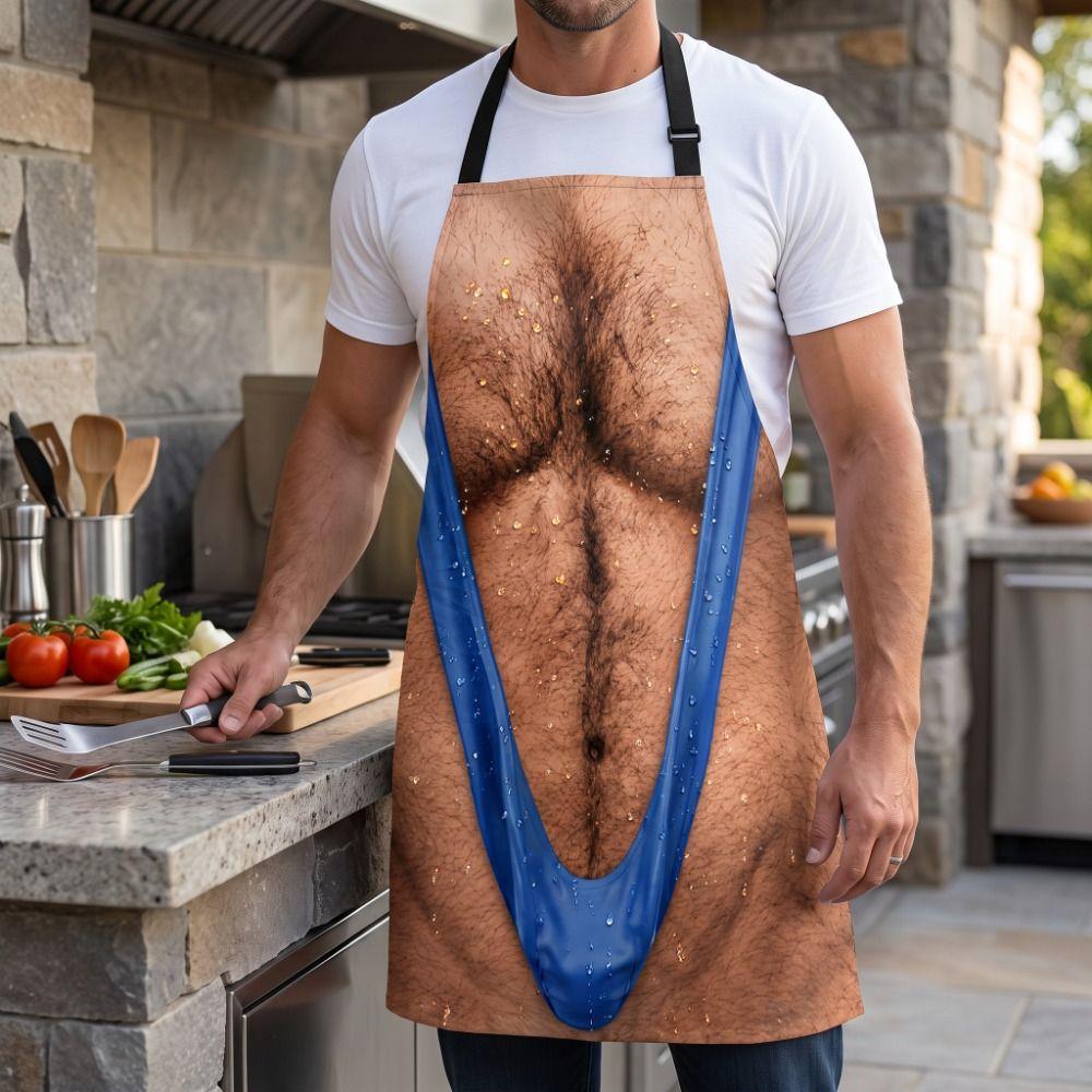 Adjustable Kitchen Apron Waterproof Cooking Apron Gift Chef Apron BBQ