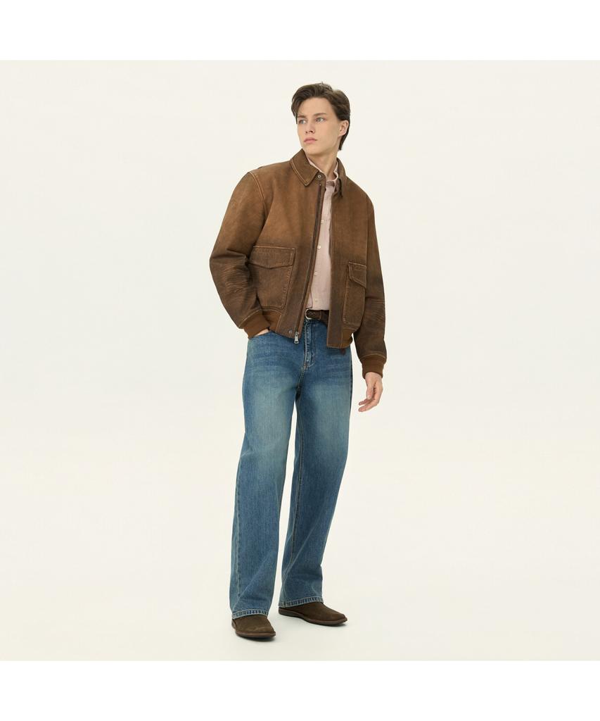 Henlikoteun Indigo Straight Denim Ahpam26121Ind