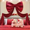 Extra Large Bow Large Velvet Christmas Bows Tree Topper Holiday Bow Decoration Indoor Outdoor Reusable Party Decor