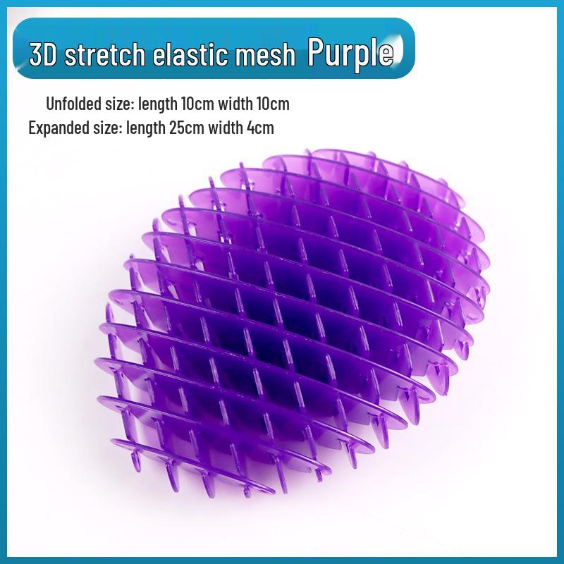 Deformable Elastic Net Celebrity-Style Toy Worm 
