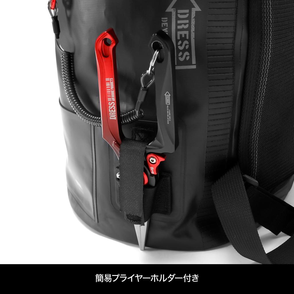 Fishing Proof Disaster Large Waterproof Fishing Tackle Bag with Rod Fishing Bag [DRESS] Backpack, Preparedness, Capacity, Holder, Men's